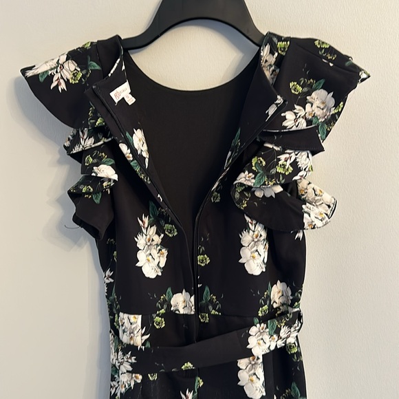 Big Girls Formal Floral Romper - Picture 6 of 8